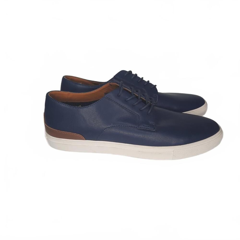 Steve Madden Coltt Navy‎ Leather Sneakers Men's Size 10.5